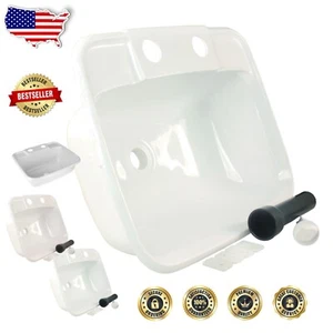 Porcelain Molded Lavatory Sink with Brushed Finish - Ideal for Modern Bathrooms - Picture 1 of 6