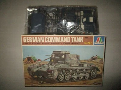 GERMAN COMMAND TANK N.207 KIT MONTAGGIO ITALERI SCALA 1:35 OBSOLETO - Immagine 1 di 4