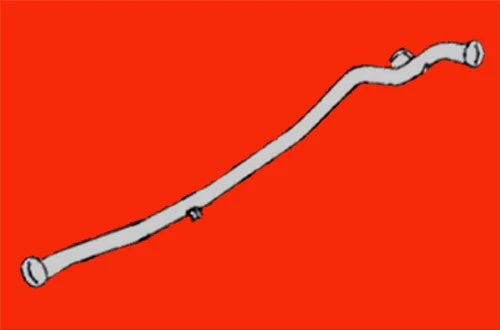 Auspuff Abgasrohr Hosenrohr AGR Renault Trafic TX PX 56 KW 75 PS Diesel ab 5.89 - Bild 1 von 1