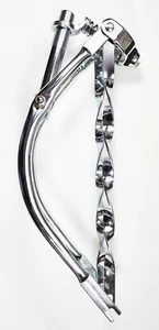 20" Bent Spring Fork Twisted Bar Lowrider Custom Bikes Chrome - Picture 1 of 4