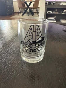 Handmade Star Wars Galaxy’s Edge Inspired Glass Tumbler Millennium Falcon Design - Picture 1 of 1