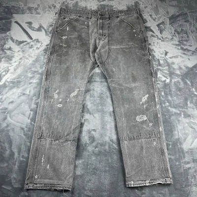 Pantalones de carpintero Ralph Lauren Denim Supply doble rodilla para hombre talla 36 se adapta a 36x27,5 Foto 1 de 4