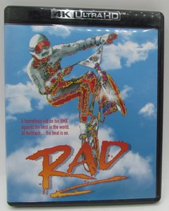 RAD Movie 4K ULTRA HD BLU RAY 2 DISC Unfortunately missing the slipcover TESTED! - Picture 1 of 5