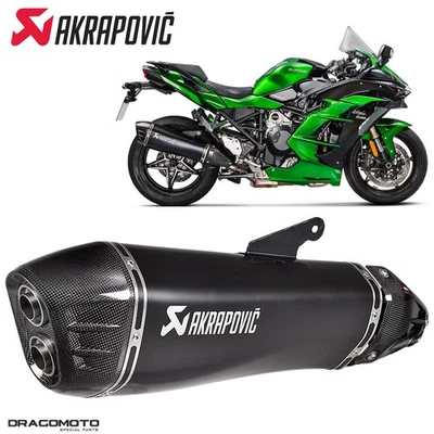 Escape KAWASAKI H2 1000 SX ABS Ninja 2018-2020 AKRAPOVIC Titanio Negro S-K1... Foto 1 de 4