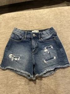 Abercrombie Kids High-Rise Mini Mom Shorts Size 9/10 - Picture 1 of 5