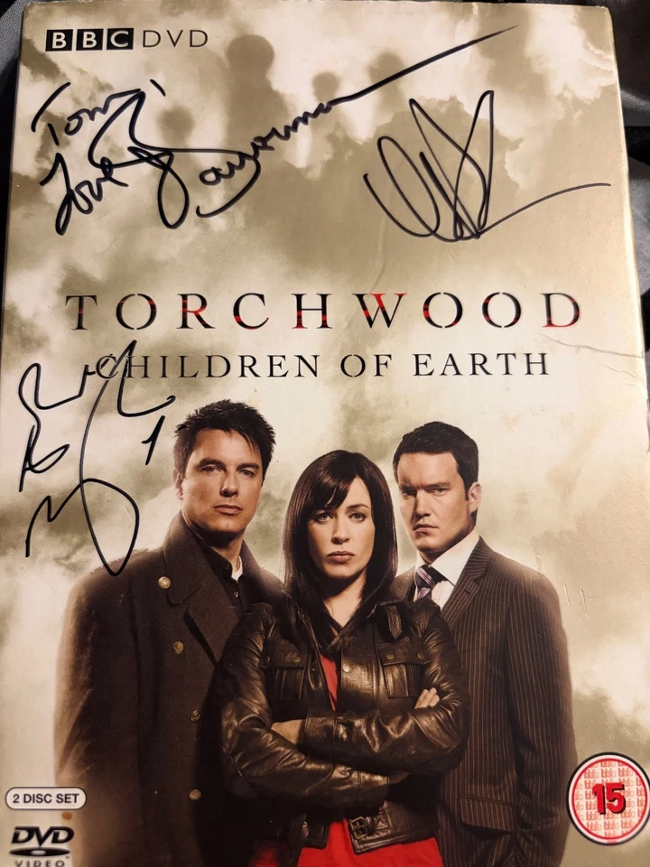 Torchwood Children of Earth Signed John Barrowman Eve Myles & Gareth David-Lloyd - Image 1 of 1