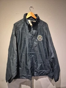Vintage Fbi Coach Jacket Harvard Square XXL Blue Federal Bureau Of Investigation - Picture 1 of 14