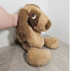 Eden Brown Tan Floppy Dog Puppy Sad Eyes Droopy Long Ears Bloudhound Hound plush - Picture 1 of 5