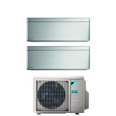 Climatizzatore Condizionatore Daikin Dual Split Stylish Total Silver 7+7 2Mxm40 - Immagine 1 di 4