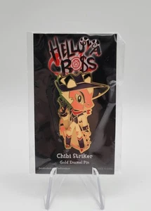 Helluva Boss Gold Chibi Striker Limited Edition Enamel Pin Viziepop Sharkrobot - Bild 1 von 16