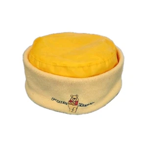 Disney Vintage seltene Barett Mütze Kappe Winnie Puuh EUC warm Winter gelb - Bild 1 von 7