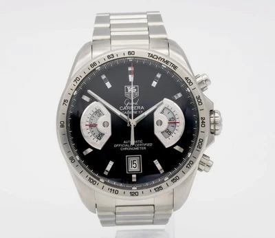 TAG Heuer Grand Carrera CAV511A Calibre 17 Chronograph Steel Automatic 43mm - Image 1 of 4