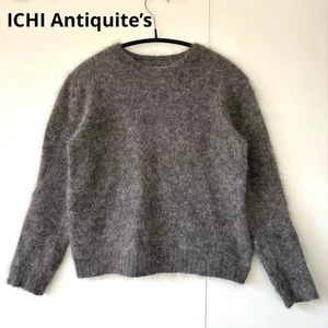 ICHI Antiquites Angora Mischung Strick Pullover Farbe GRAU Größe M aus Japan - Bild 1 von 8