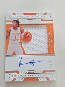 Kennedy Chandler /49. 2022 National Treasures Collegiate Patch Auto #CS-KCH - Picture 1 of 8