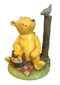 Charpente Winnie Pooh Coin Bank Classic Hunny Pot Bird Vintage 70s Disney - Picture 1 of 7