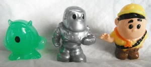Ooshies - Woolworths Collectible 2020 - Glo in Dark Mike + Silver Buzz + Russell - Picture 1 of 2