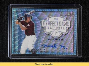 2020 Leaf Perfect Game National Showcase Metal 1/1 Noah Miller #BA-NM1 Auto 05go - Picture 1 of 3