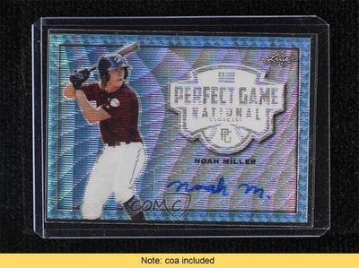 2020 Leaf Perfect Game National Showcase Metal 1/1 Noah Miller #BA-NM1 Auto 05go - Image 1 of 3