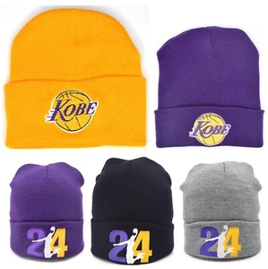 Sombrero de invierno 24 Kobe 24 número jugador silueta puños gorro calavera gorra - Imagen 1 de 13