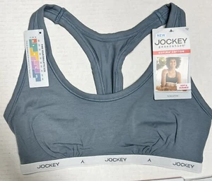 Sujetador Bralette de algodón suave duradero azul para mujer Jockey Generation talla S Supima - Imagen 1 de 4