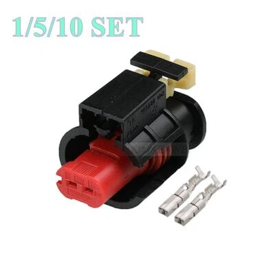 2 Pin TE Automotive VVT Solenoid Plug Connector Socket For Buick Chevrolet Cruze - Image 1 of 2