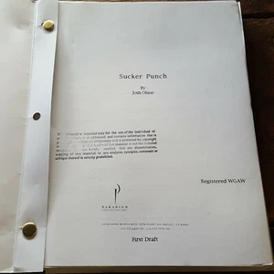Sucker Punch Josh Olson Screenplay Unproduced Movie First Draft - Bild 1 von 5