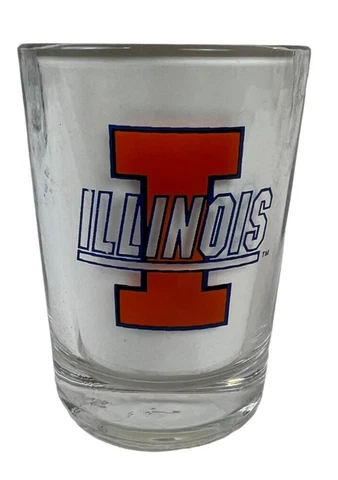 University of Illinois Fighting Illini Shot Glass  - Year Markers - 3" Cover