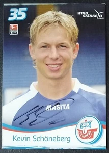 5511 Kevin Schöneberg FC Hansa Rostock Autogrammkarte 2009/10 original signiert - Picture 1 of 1
