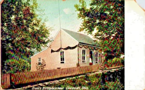 Post Card Posted 1908 Ulysses S Grant Birthplace Near Cincinnati Ohio - Picture 1 of 2