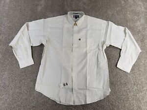 Chaps Ralph Lauren Men's Dress Shirt 17 36/37 White Cotton Vintage NWOT