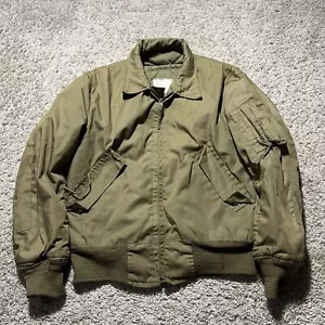 Chaqueta petrolera militar vintage resistente a altas temperaturas Scovill cremallera alfa - Imagen 1 de 12