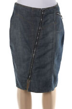 ARMANI Jeans-Rock mit asymmetrischem Schnitt D 38 denimblau Skirt