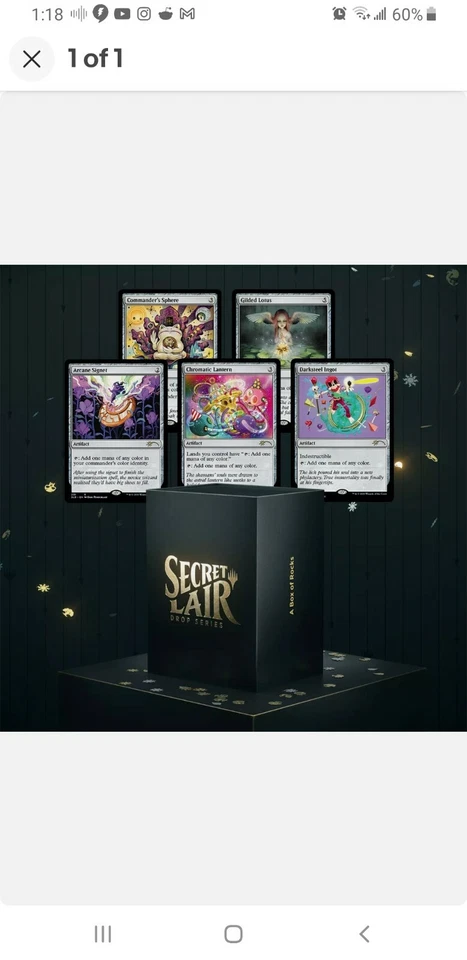 A Box of Rocks - Secret Lair - Non foil - Factory Sealed MTG - Magic  - Image 1 of 1