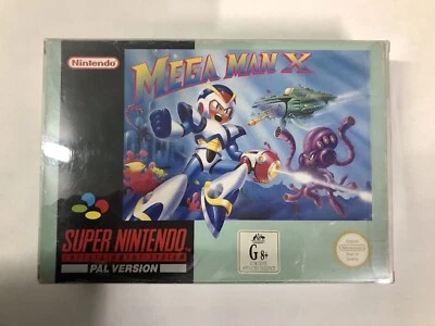 Mega Man X SNES Super Nintendo AUS PAL Boxed Complete Megaman Ultra RARE - Image 1 of 4