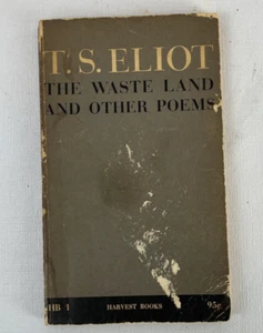 The Waste Land And Other Poems by T.S. Eliot paperback 1934 - Picture 1 of 9