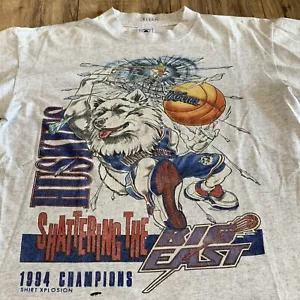 Vintage 1994 Shirt Xplosion UCONN Huskies Shattered Backboard T-Shirt Men’s L - Picture 1 of 5