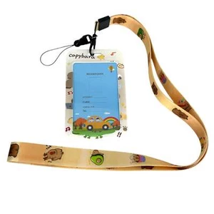 Capybara ID Card Holder with Lanyard Standard Size for Student Employee ID Cards - Picture 1 of 19