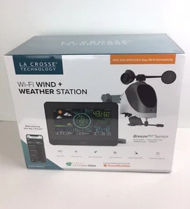 La Crosse Technology Wi-Fi Wind + Weather Station Breeze Pro Sensor HD Display - Picture 1 of 12