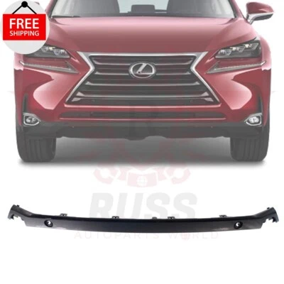 New Front Grille Molding Painted Black Fits 2015-2017 Lexus NX200t NX300h 4-Door Foto 1 de 4
