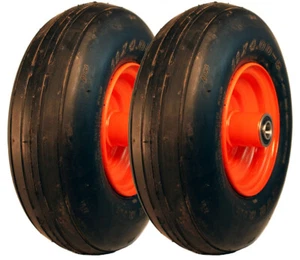 2 New 11x4.00-5 R/M Rib Tire & Rim Wheel fits Kubota Zero Turn Mower K-3 - Picture 1 of 6