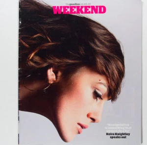 KEIRA KNIGHTLEY WOMEN & MANIPULATION UK Guardian Weekend magazine 30 August 2008 - Picture 1 of 1
