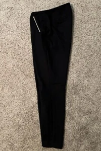 IVANKA TRUMP - Black, Frt. Gold Accenting Zippers, Back Accenting Pockets Pants - Picture 1 of 19