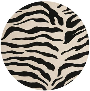 Beige / Black Safavieh Soho Wool Area Rug SOH784A - Picture 1 of 10