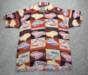 Camisa De Colección Mambo Fuerte Abotonada Para Hombres Hawaiana Holden Cars Talla Mediana Sedán - Imagen 1 de 10