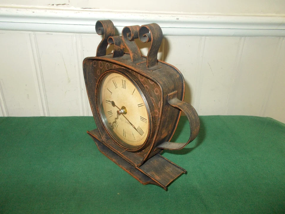 ESPRESSO COFFEE QUARTZ WALL/SHELF CLOCK KEEPS TIME! - Image 1 of 4