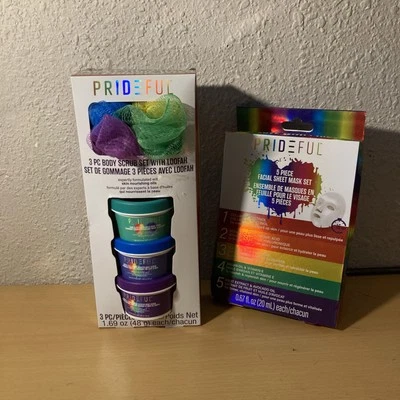 Prideful Rainbow Body Scrub Sage Citrus Green Tea Honey Lavender Sandalwood READ - Image 1 of 3