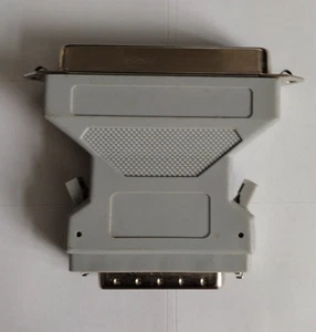 50 Pin SCSI Male to 50 way HD50 Centronics Female Port Adapter*Tested / Working* - Picture 1 of 4