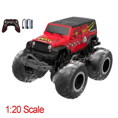 Carro De Control Remoto Todo Terreno 4x4 Anfibio Impermeable Recargable Aventura - Image 1 of 4
