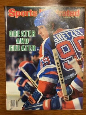 Wayne Gretzky Sports Illustrated January 23, 1984 Edmonton Oilers Label Removed - Image 1 of 4