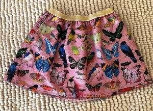 H&M Kelzuki Girls Pink Sequin Skirt sz 4 5 6 - Picture 1 of 8